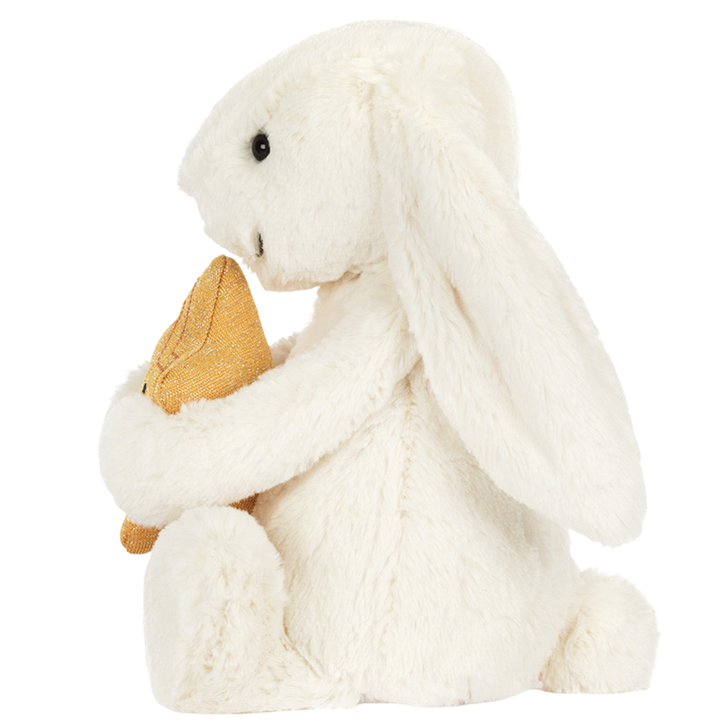 JellyCat Cream Bunny With Star