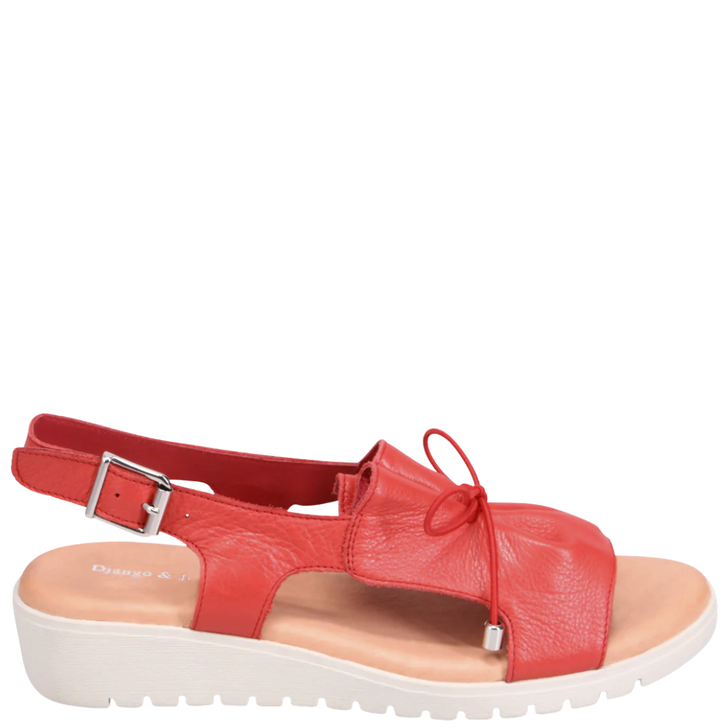 Django & Juliette Malika Wedges Red