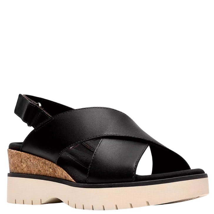 Clarks Diaz Cross Black Leather