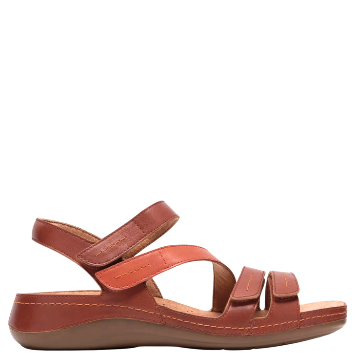 Clarks Cecily Burnt Orange Combi