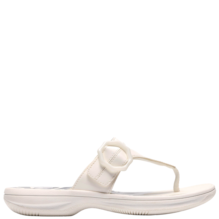 Clarks Breeze Cove White Patent