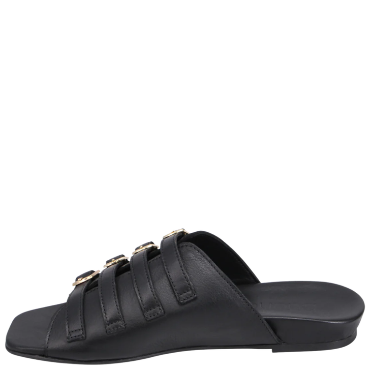 Bueno Dulce Slide Sandals Black