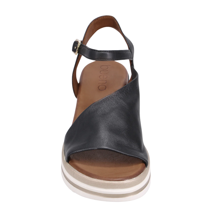 Bueno Carmela Platform Sandals Black