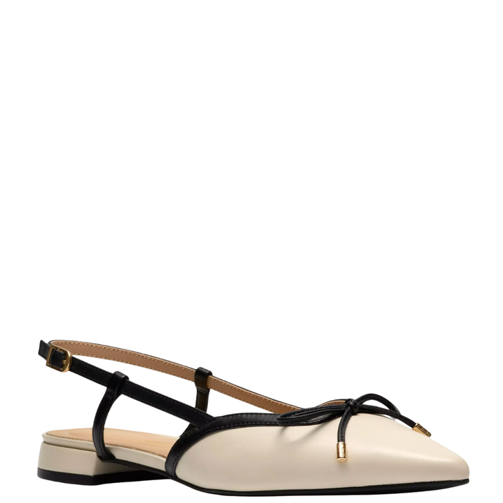 Clarks Sensa15 Bow Cream Leather