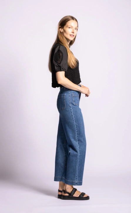 Pink Martini Sylvan Denim Jeans Blue
