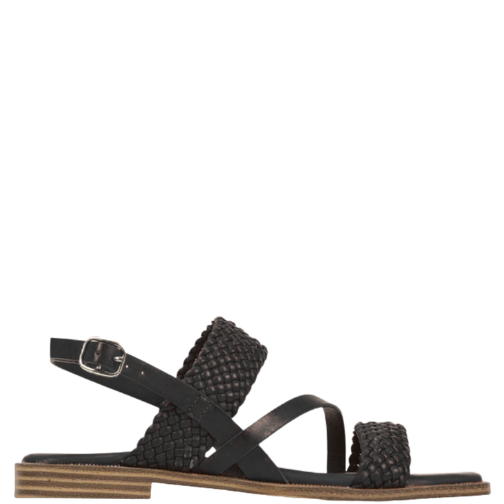 Los Cabos Basquet Sandals Black