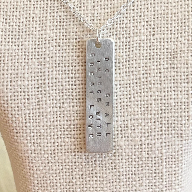 Andrea Waines Bookmark Necklace Do Small Things With Great Love
