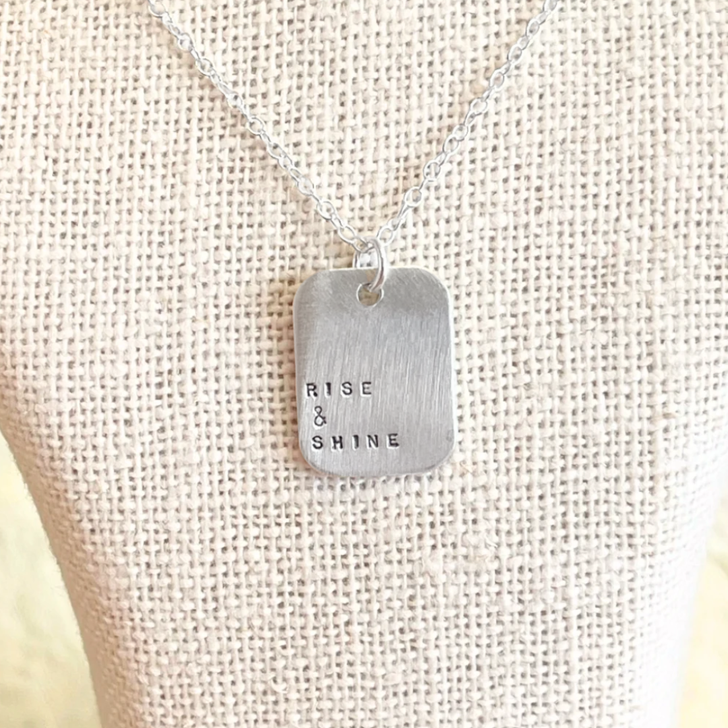 Andrea Waines Mod Square Necklace Rise & Shine