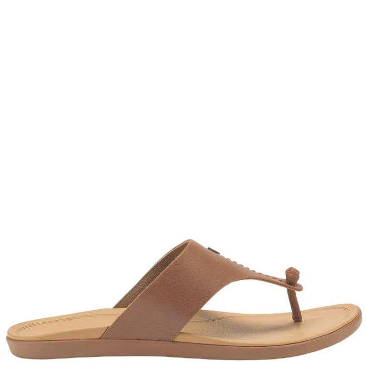 OluKai Ho'opio Mele Women's Sandals Toffee/Warm Sand