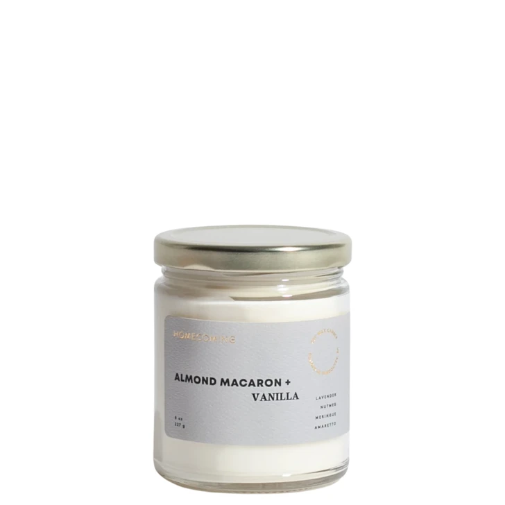 Homecoming 8oz Candle Almond Macaron & Vanilla