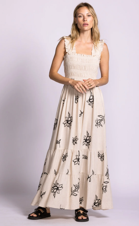 Pink Martini Margate Dress Beige