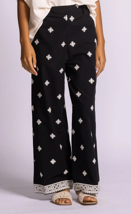 Pink Martini Saticoy Pants Black