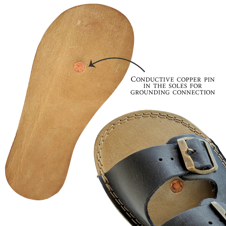 Monstera Minimalist Slides Navy