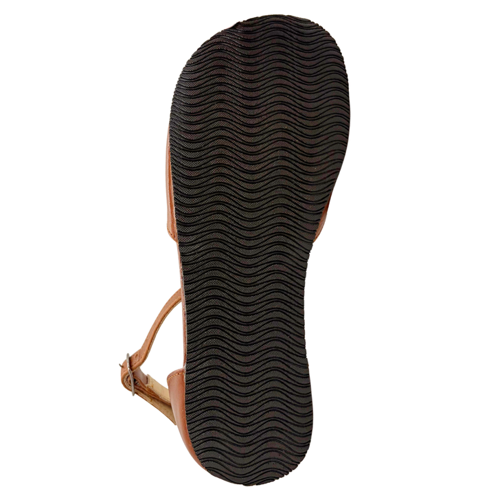 Monstera Rio Mary Jane Flats Brown