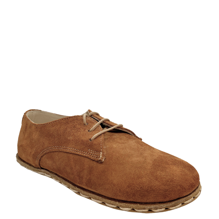 Monstera Oxfords Brown Suede