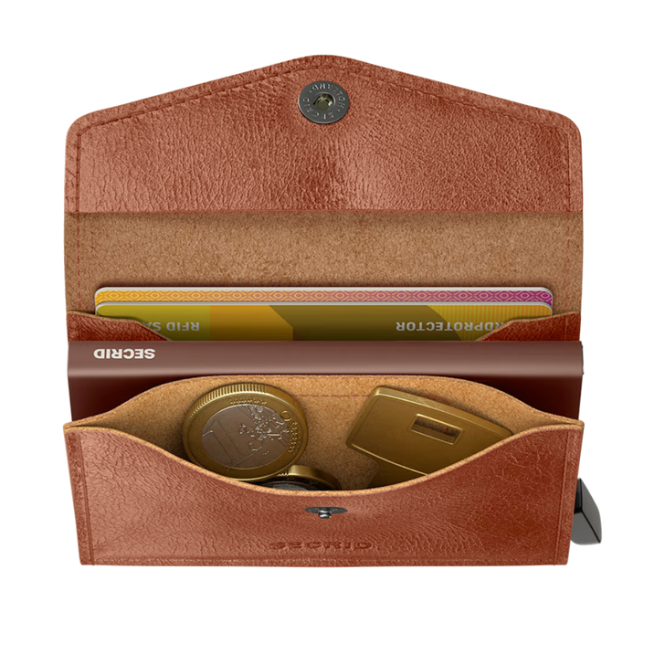 Secrid Envelope Wallet Vintage Cognac