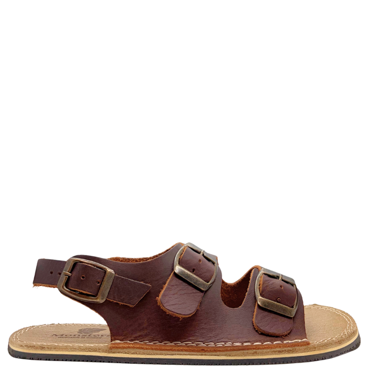 Monstera Beetle Sandals Dark Brown