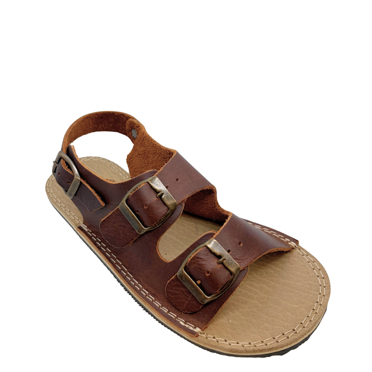 Monstera Beetle Sandals Dark Brown