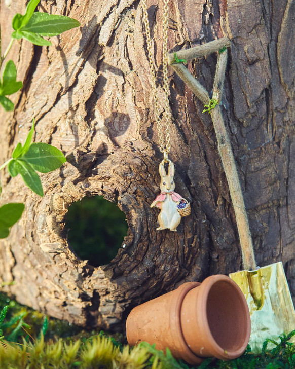 Fable Peter Rabbit Cotton Tail Necklace