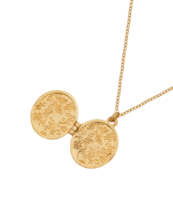 Fable Running Bunny Locket Necklace