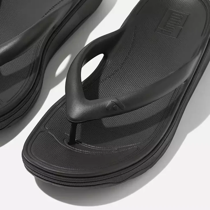FitFlop RelieFF Recovery Toe-Post Sandals Black