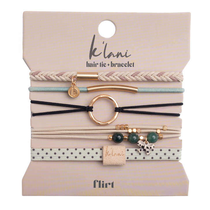 K’Lani Hair Tie Bracelet Set Flirt