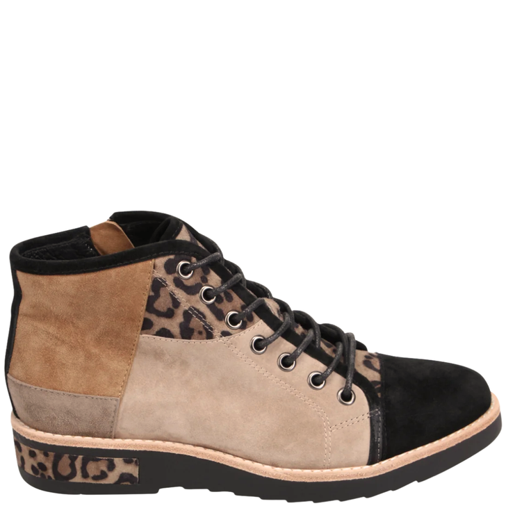 Django & Juliette Regine Shoes Taupe Leopard Multi