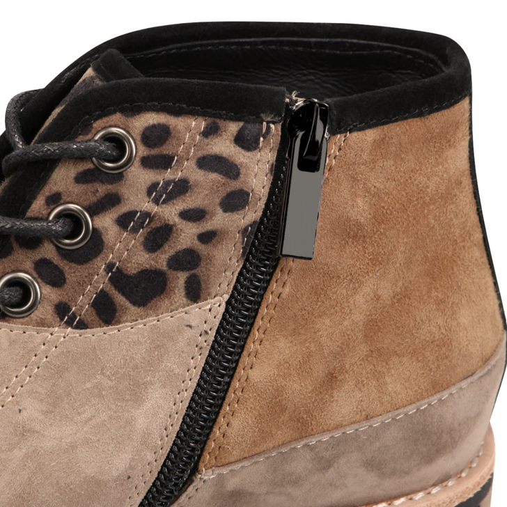 Django & Juliette Regine Shoes Taupe Leopard Multi
