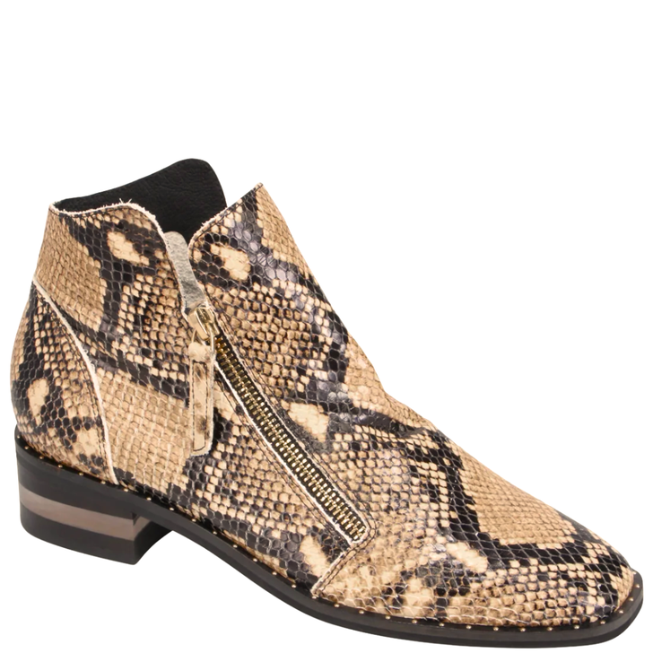 Django & Juliette Florris Boots Black/Carmel/Snake