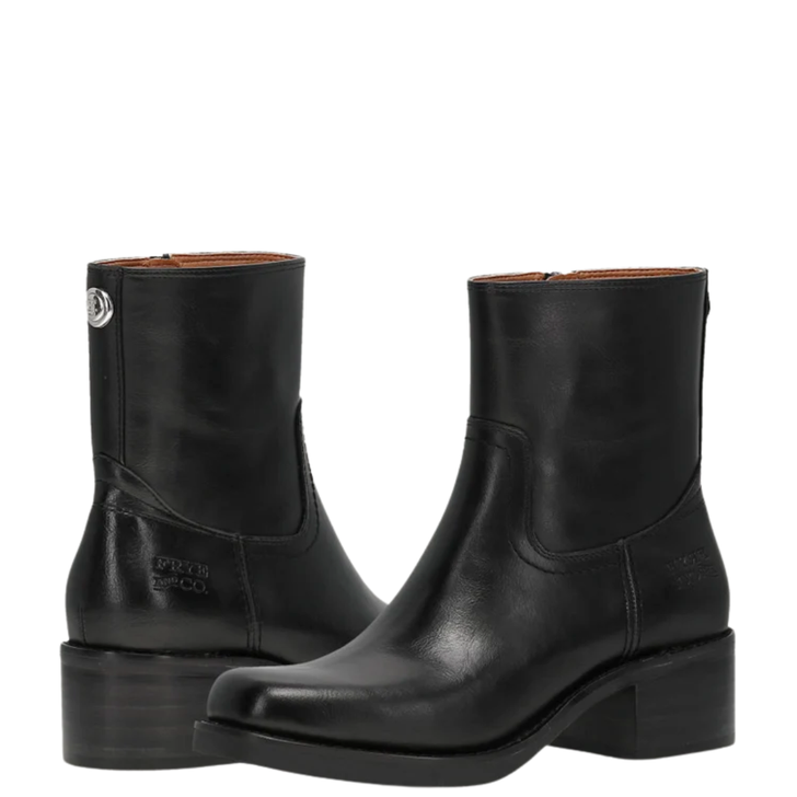 Frye & Co Miranda Low Zip Black