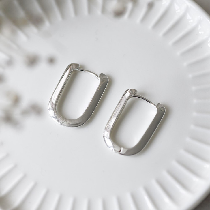 Glee Silver Plated Ride or Die Hoops