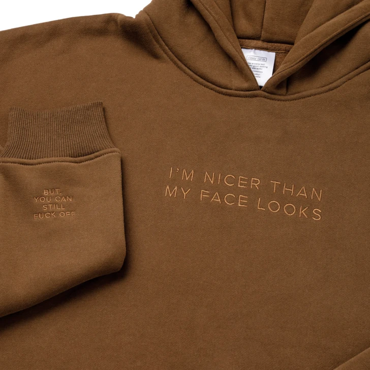 Classy Cards Hoodie Nicer Than My Face