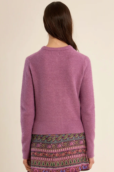 Molly Bracken Buttoned Cardigan Mauve