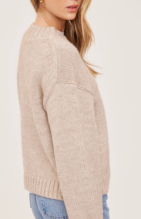 Gentle Fawn Tova Pullover Sweater Heather Pebble