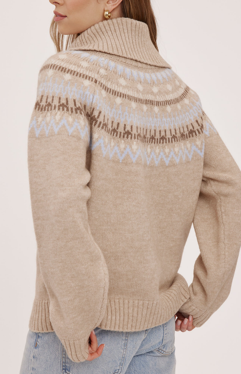Gentle Fawn Freya Pullover Sweater Heather Biscotti