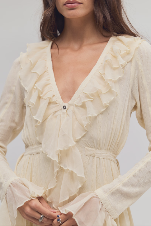 Free People Isla Midi Dress Tea