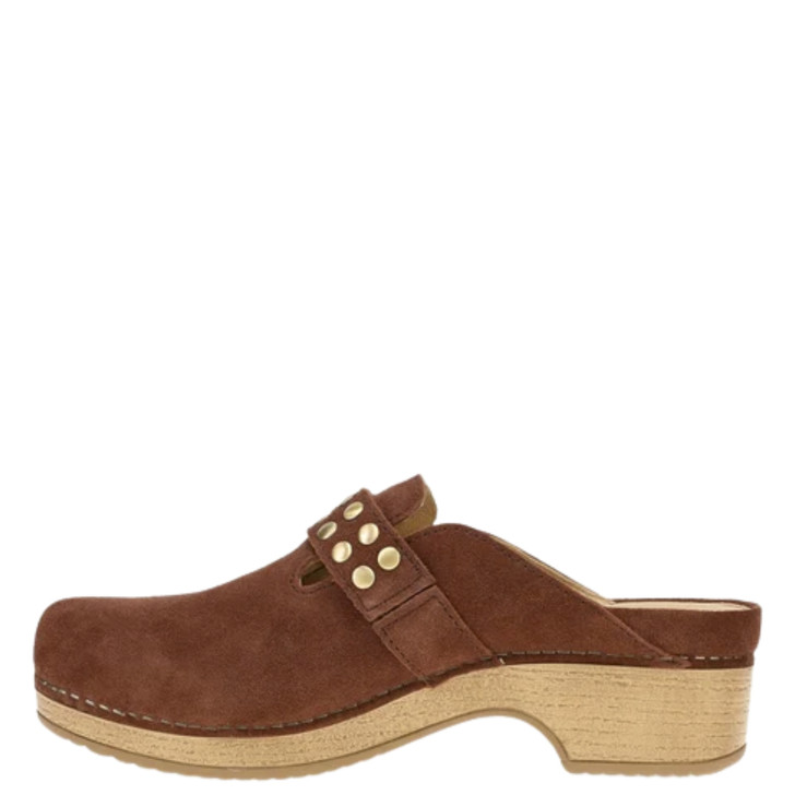 Dansko Branson Clog Mahogany Suede