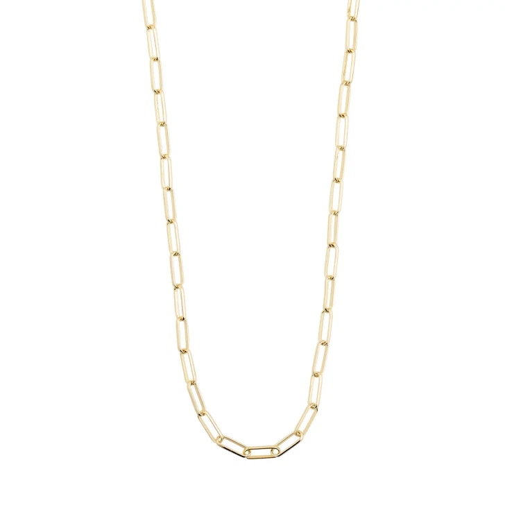 Pilgrim Ronja Paperclip Necklace Gold Plated