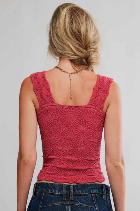 Free People Love Letter Cami Salsa