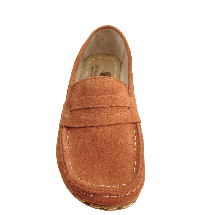 Monstera Loafers Brown Suede