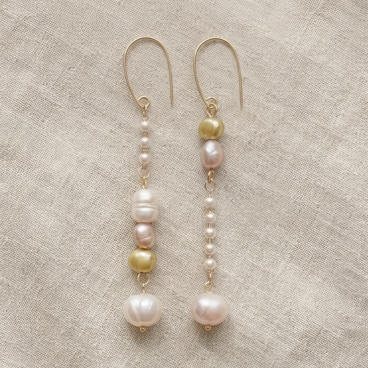 Peter + June Layla Pearl Earrings