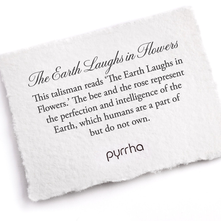 Pyrrha- The Earth Laughs in Flowers Talisman