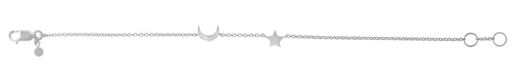 Tashi Silver Moon & Star Bracelet