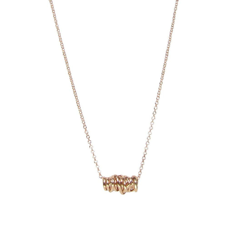 Dianne Rodger Twist Necklace Mini Rose Gold Filled