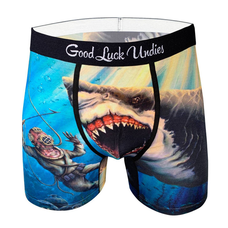 Good Luck Sock Men's Shark Attack Undies