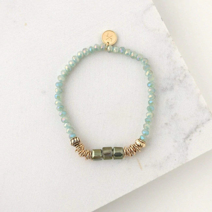 Lover's Tempo Marilla Mint Stretch Bracelet