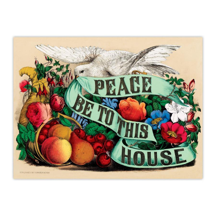Eeboo Peace Be To This House 500pc Foil Puzzle