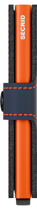 Secrid Mini Wallet Matte Nightblue & Orange