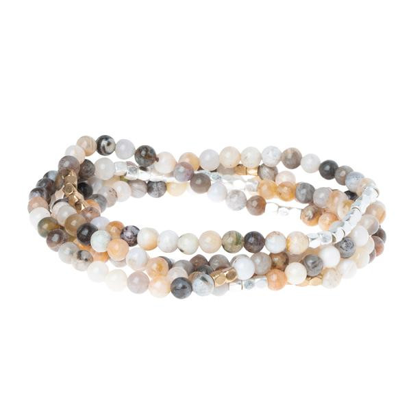 Scout Stone Wrap Bracelet/Necklace Mexican Onyx