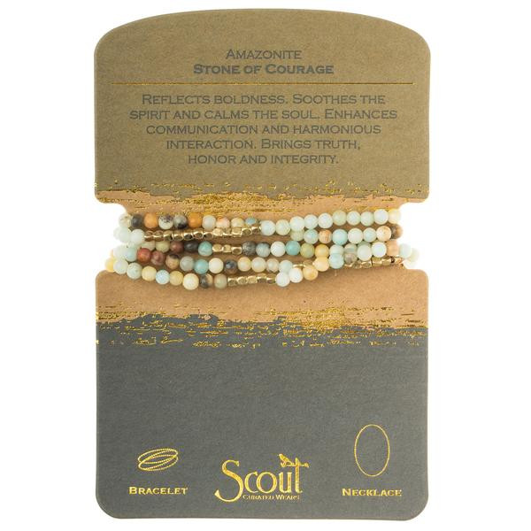 Scout Stone Wrap Bracelet Amazonite